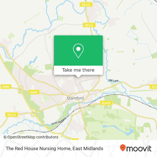 The Red House Nursing Home map