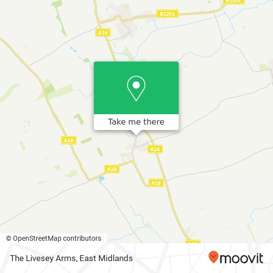 The Livesey Arms map