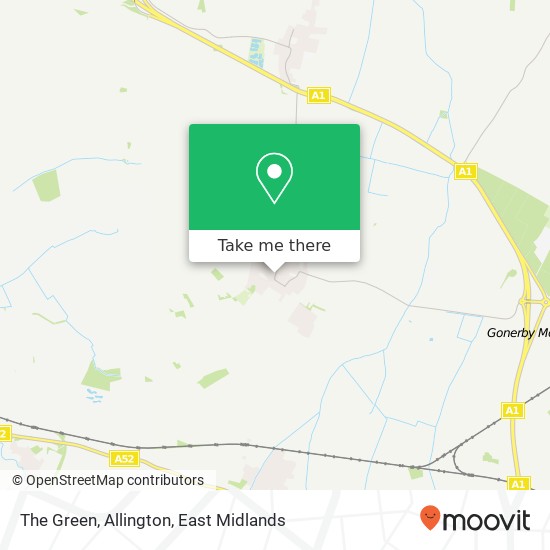 The Green, Allington map