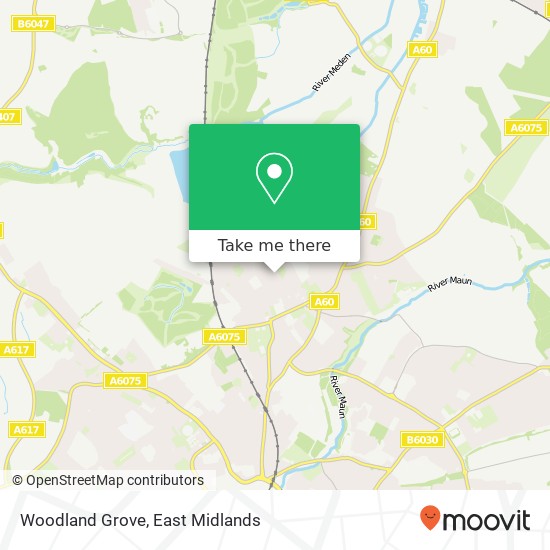 Woodland Grove map