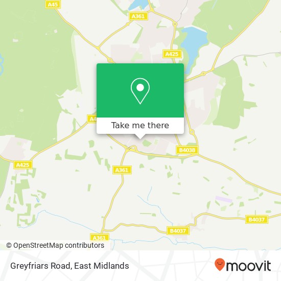 Greyfriars Road map