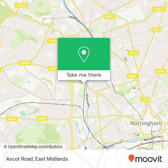 Ascot Road map