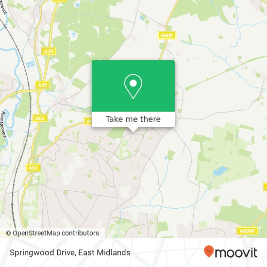 Springwood Drive map