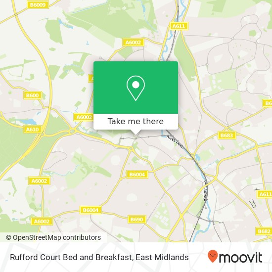 Rufford Court Bed and Breakfast map