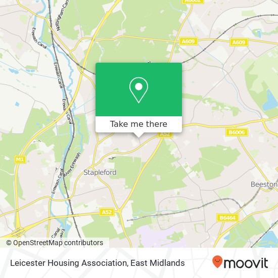 Leicester Housing Association map