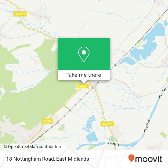 18 Nottingham Road map