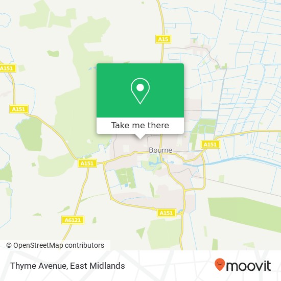 Thyme Avenue map