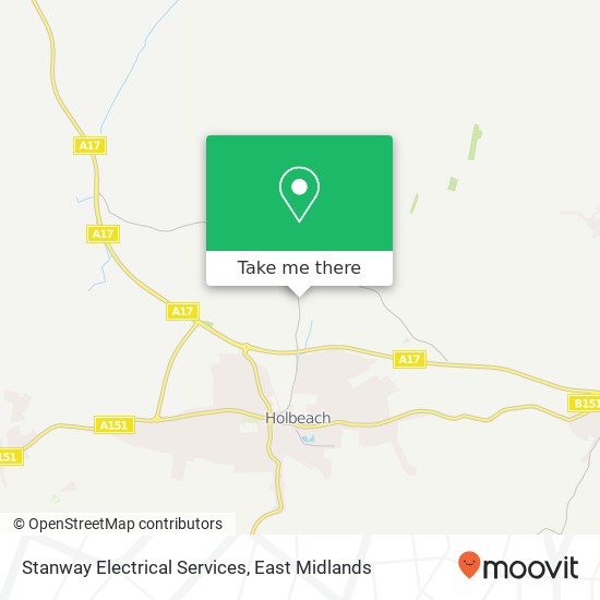 Stanway Electrical Services map