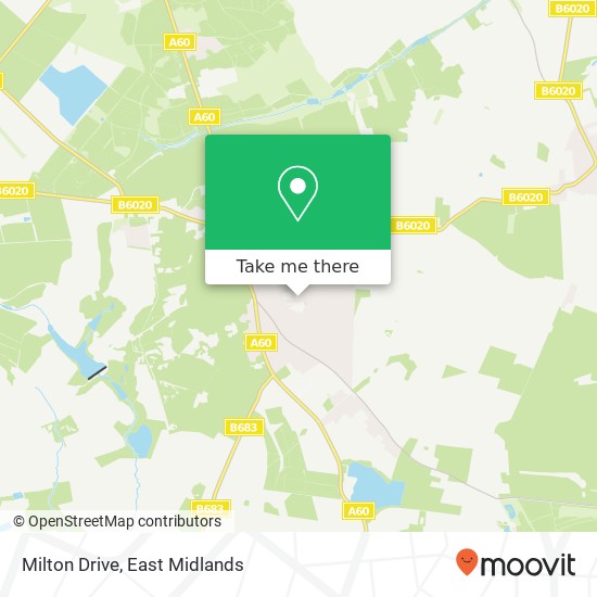 Milton Drive map