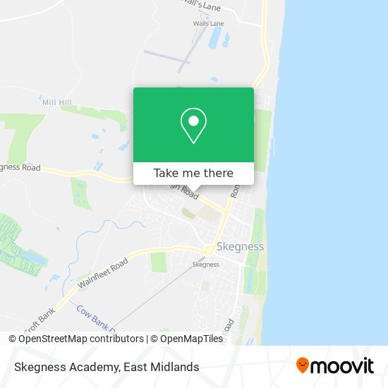 Skegness Academy map