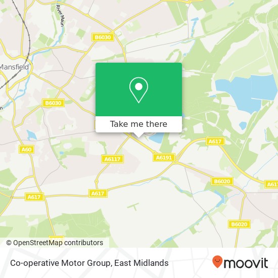 Co-operative Motor Group map