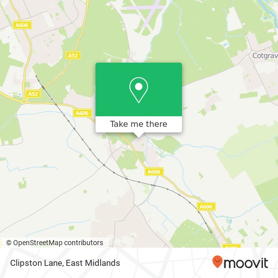 Clipston Lane map