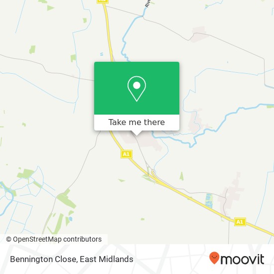 Bennington Close map