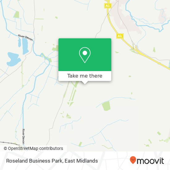Roseland Business Park map