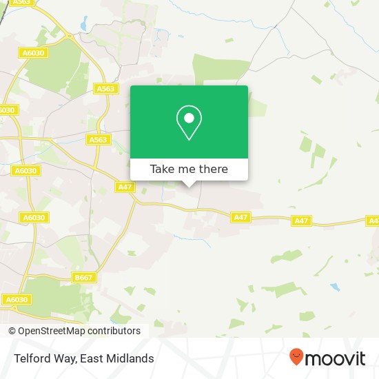 Telford Way map