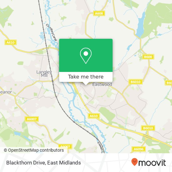 Blackthorn Drive map