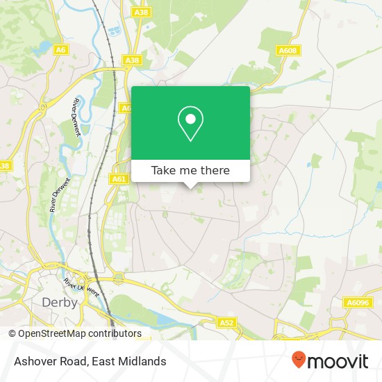 Ashover Road map