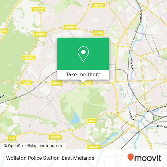 Wollaton Police Station map