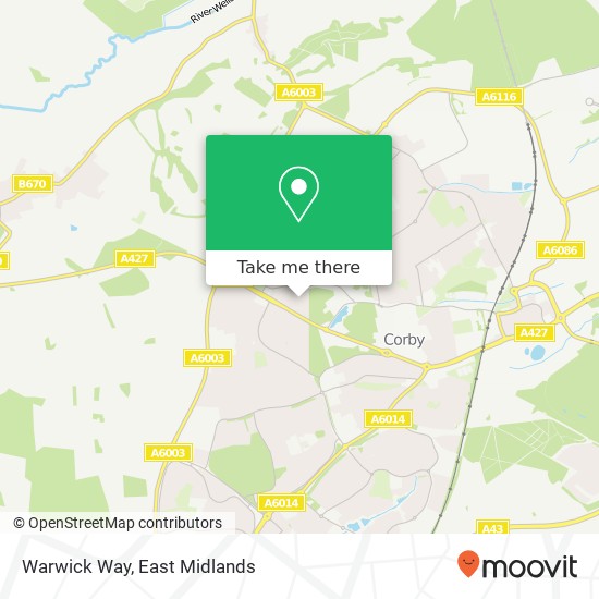 Warwick Way map