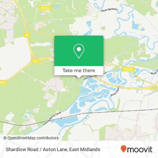 Shardlow Road / Aston Lane map