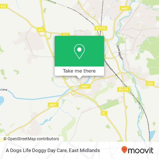 A Dogs Life Doggy Day Care map