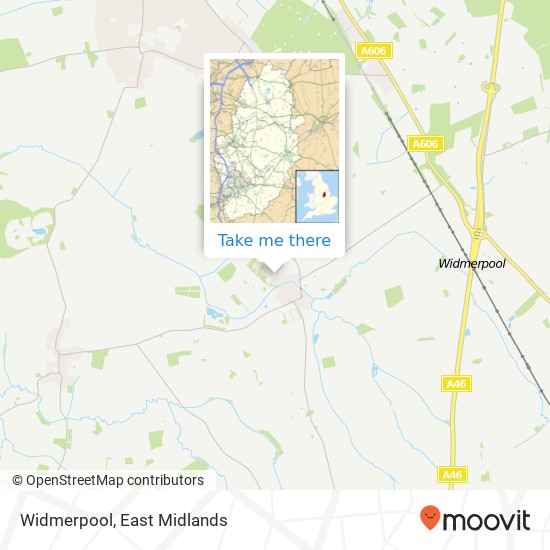 Widmerpool map