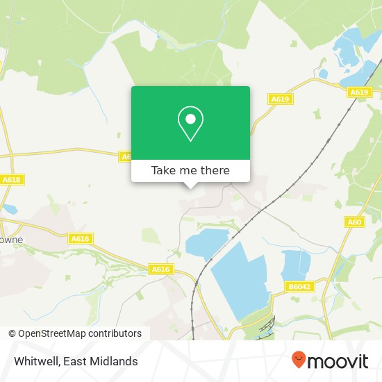 Whitwell map