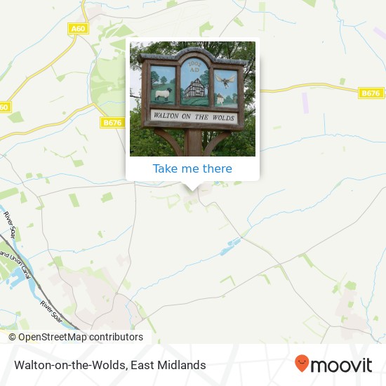 Walton-on-the-Wolds map
