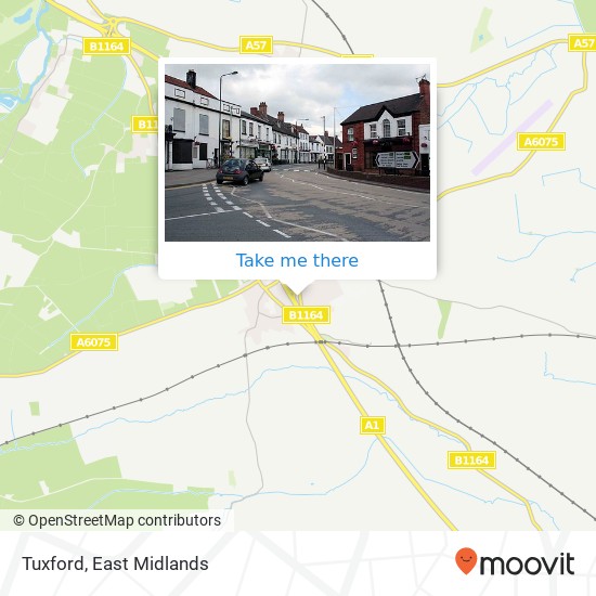 Tuxford map