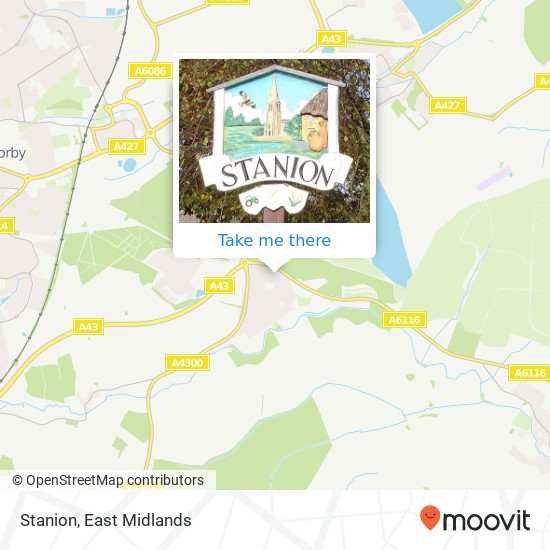 Stanion map