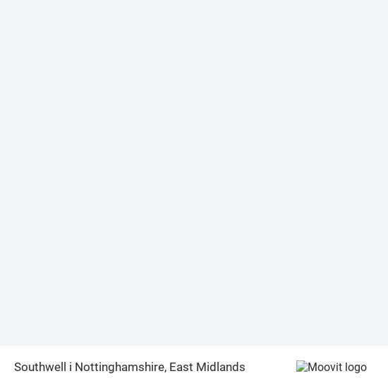 Southwell i Nottinghamshire map