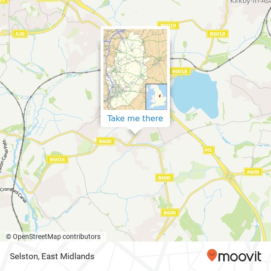 Selston map