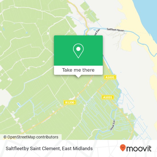 Saltfleetby Saint Clement map