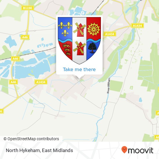 North Hykeham map
