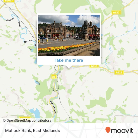 Matlock Bank map