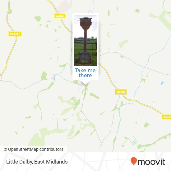 Little Dalby map