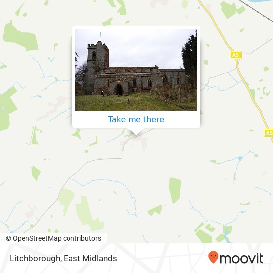 Litchborough map