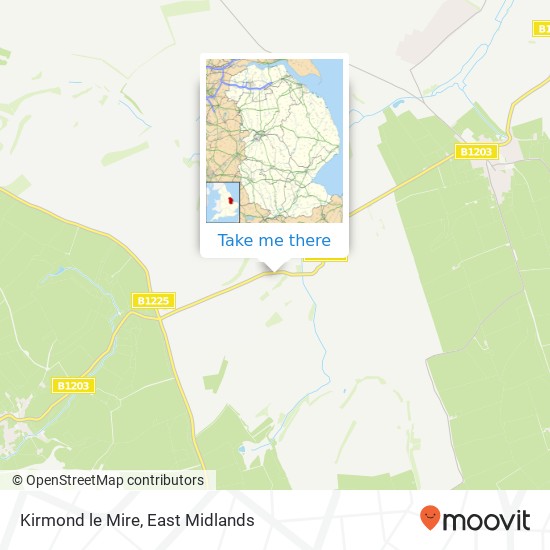 Kirmond le Mire map