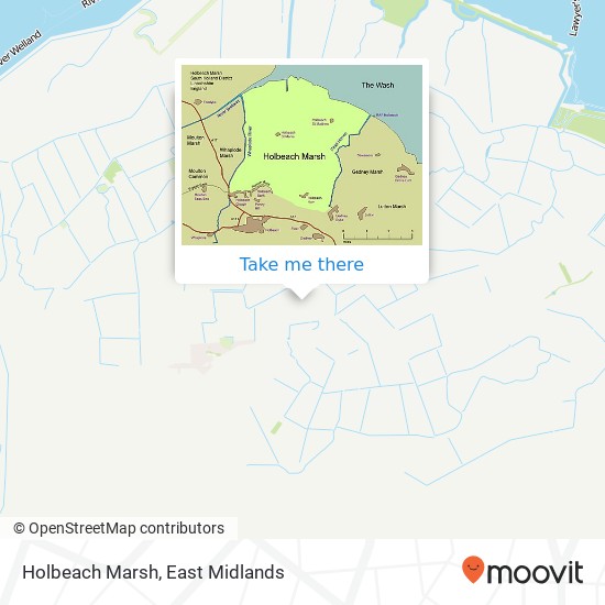 Holbeach Marsh map