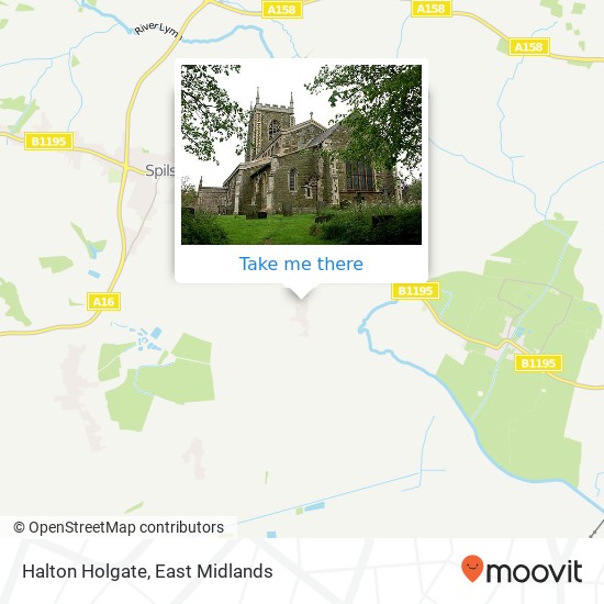 Halton Holgate map