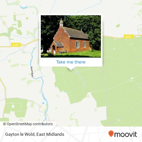 Gayton le Wold map