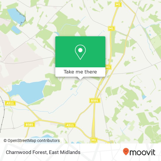 Charnwood Forest map