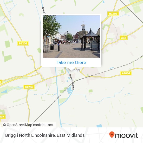 Brigg i North Lincolnshire map