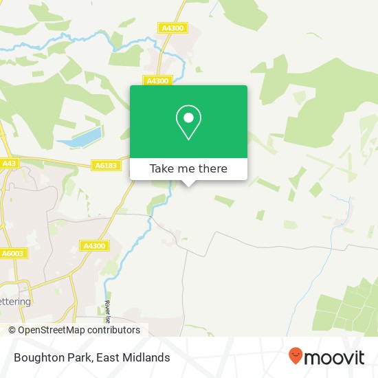 Boughton Park map