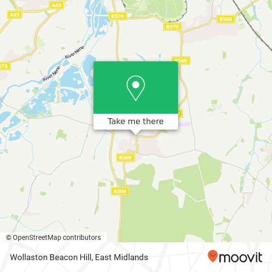 Wollaston Beacon Hill map