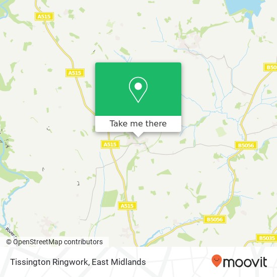 Tissington Ringwork map