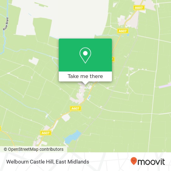 Welbourn Castle Hill map