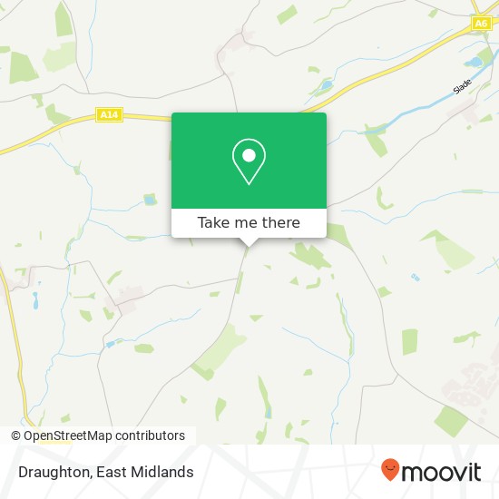 Draughton map