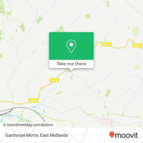 Garthorpe Motte map
