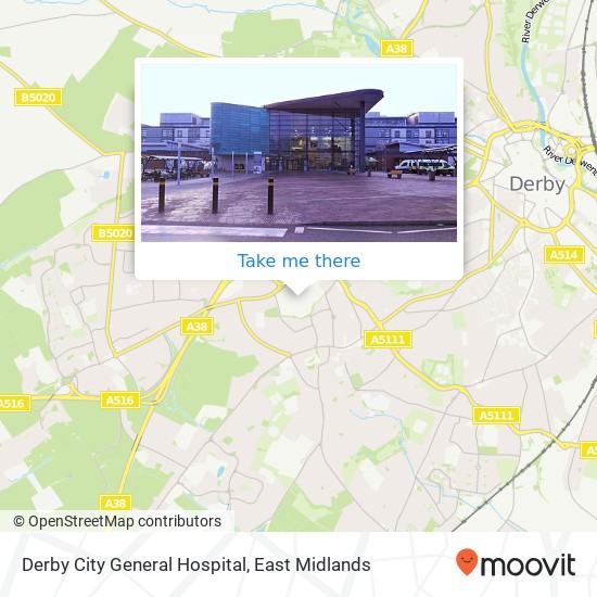 Derby City General Hospital map